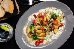 Bacon, Cherry Tomato & Spinach Gnocchi