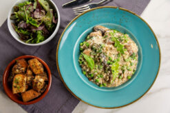 Mushroom & Pea Risotto